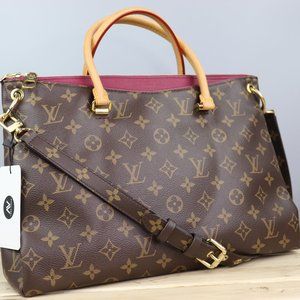 LOUIS VUITTON Monogram Pallas MM Aurore